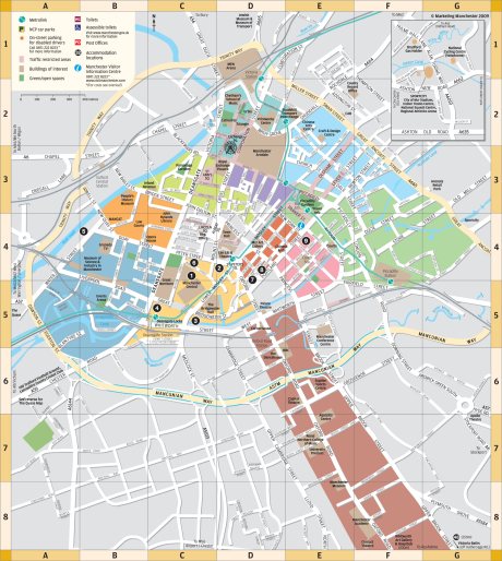 Manchester City Centre Map